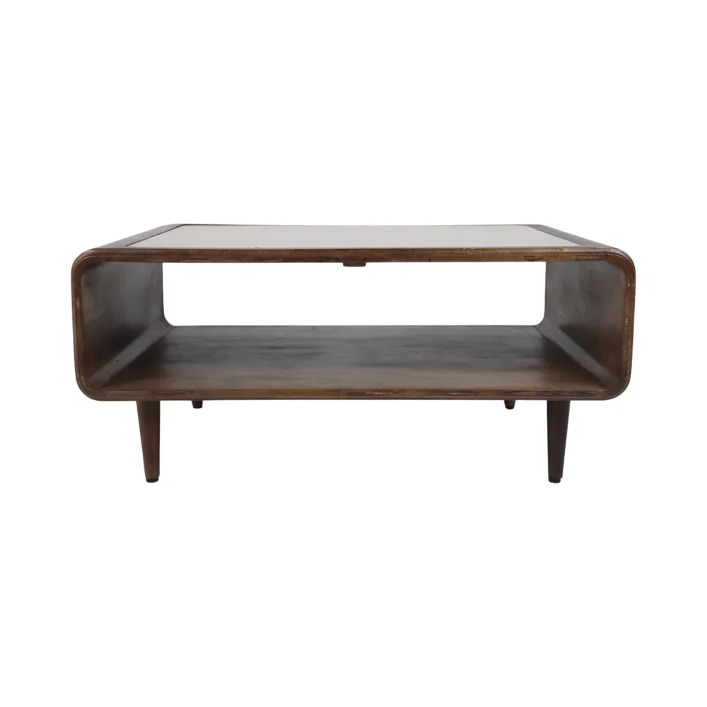DANFORTHMORE BROWN COFFEE TABLE 16 (IN)