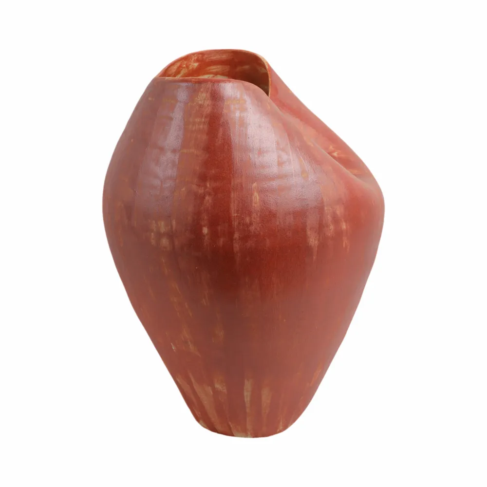 ROLANDSHAW RED VASE 18 (IN)