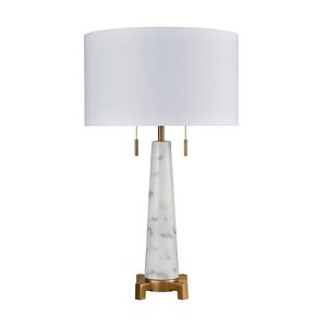 Rocket 27'' High 2-Light Table Lamp - Aged Brass 2