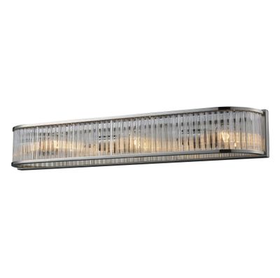 Braxton 28″ Wide 3-Light Vanity Light - Polished Nickel