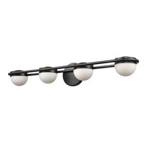 Nelly 31'' Wide 4-Light Vanity Light - Matte Black 3
