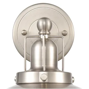 English Pub 8″ High 1-Light Sconce - Satin Nickel 4