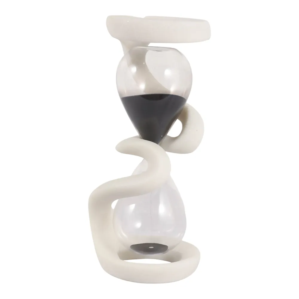 TESSSIDE WHITE HOURGLASS 13 (IN)