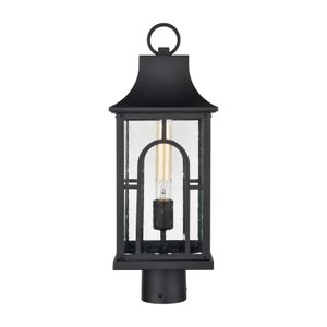 Triumph 19.75'' High 1-Light Outdoor Post Light - Textured Black 1