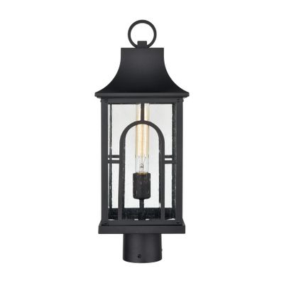 Triumph 19.75″ High 1-Light Outdoor Post Light - Textured Black