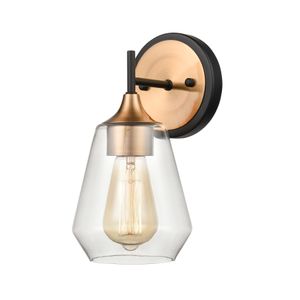 Villette 6'' Wide 1-Light Vanity Light - Satin Brass 2
