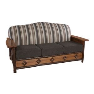 Hickory Diamond Peak Sofa - Customer Material - Seat:  Fabric TBD;   Backrest:  Fabric TBD 3