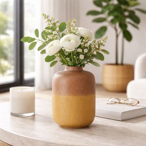 HERMONVALE TAN VASE 12 (IN) 9