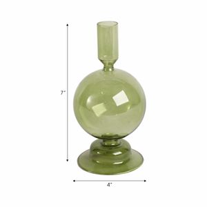 SKYLERCLIFF GREEN CANDLE HOLDER 7 (IN) 7