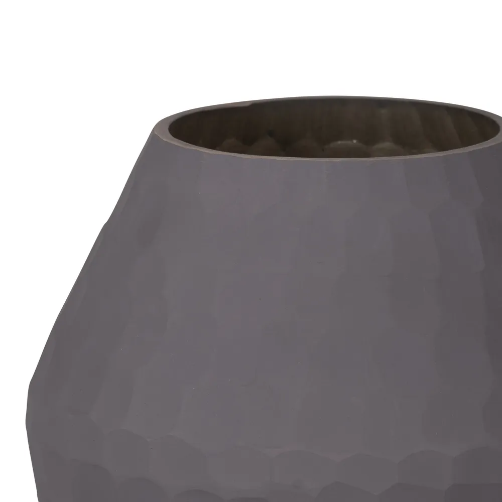 DAYTONSHAW BRONZE GLASS VASE 17 (IN)