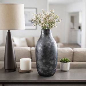 BURGESSLEY BLACK VASE 18 (IN) 12