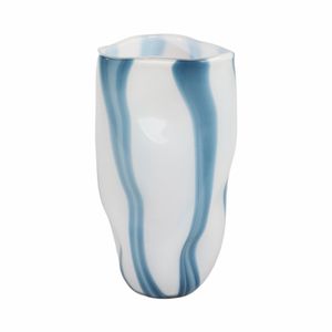 BIRCHBURN BLUE GLASS VASE 14 (IN) 1