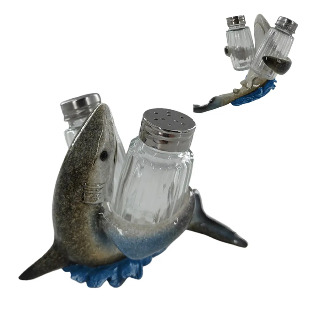 6-1/2" SHARK SALT & PEPPER SET