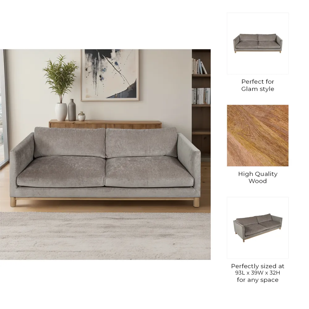 HESTONSIDE GRAY SOFA 32 (IN)