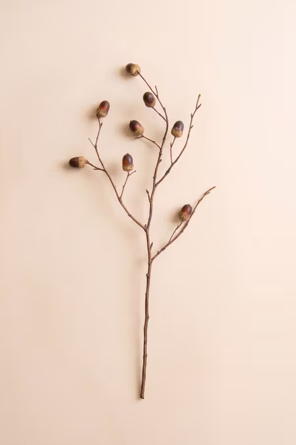 Artificial Acorn Spray