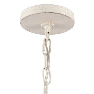 Quinn 30'' Wide 6-Light Chandelier - Antique White 7