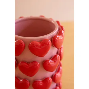 Ceramic Hearts Vase 3