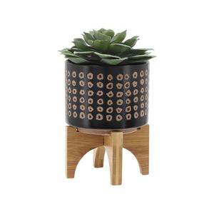 TANNERHAM SET OF 2 BROWN PLANTER 11 (IN) 5