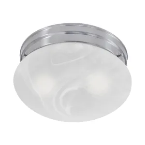 Elowen 10'' Wide 2-Light Flush Mount - Brushed Nickel 1
