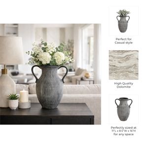 ALTONMILL BLACK VASE 15 (IN) 11