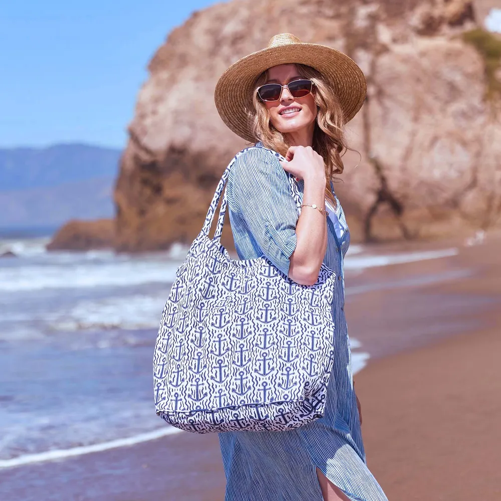Anchor Canvas Bucket Bag