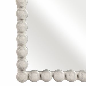 22X30 LARGE KNOBBY ARCH MIRROR, WHITE 5
