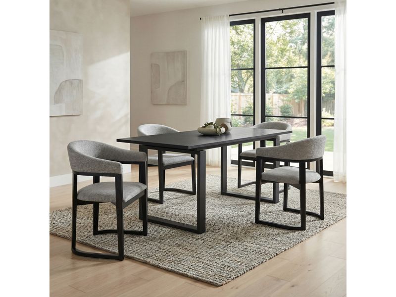 Anasa Dining Chair Gray 9