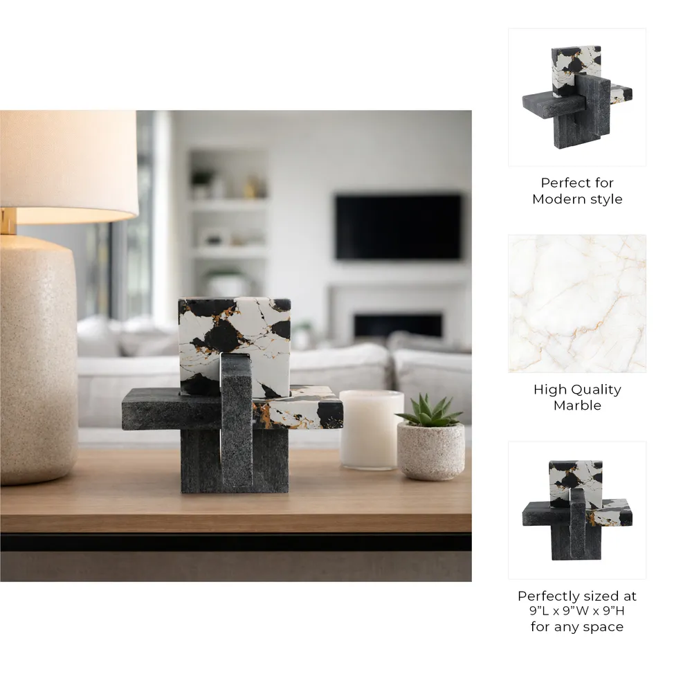 DORIANLAKE BLACK DECOR 9 (IN)