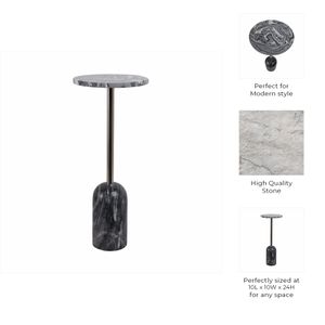 TRENTONROSE GRAY TABLE 24 (IN) 10