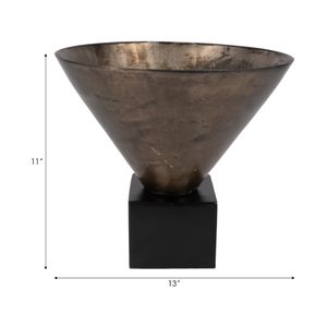 NASHOAK GOLD VASE 11 (IN) 9