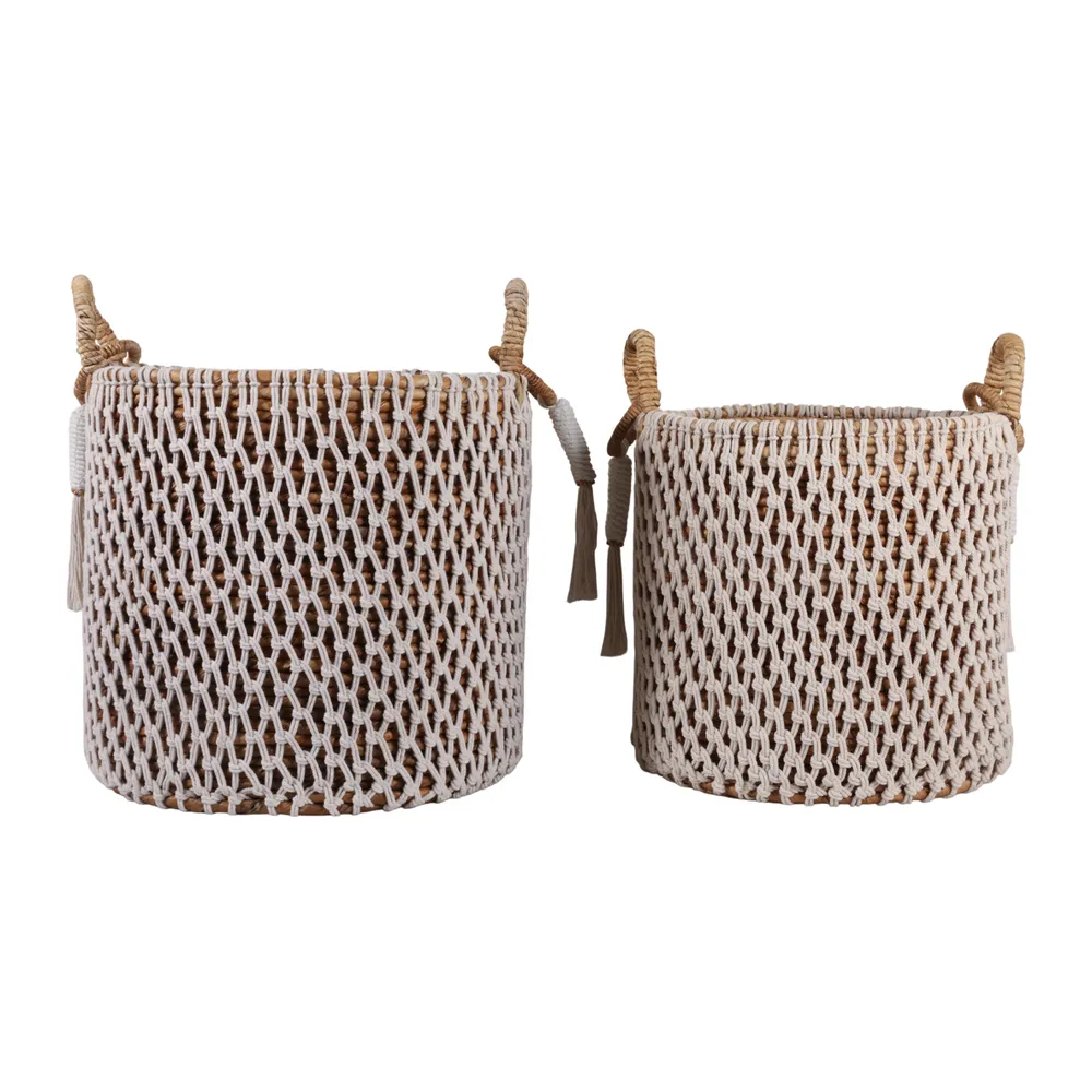 DUNCANLAND SET OF 2 BROWN STORAGE 24 (IN)