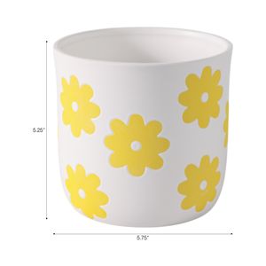 BELDENTON WHITE PLANTER 6 (IN) 9