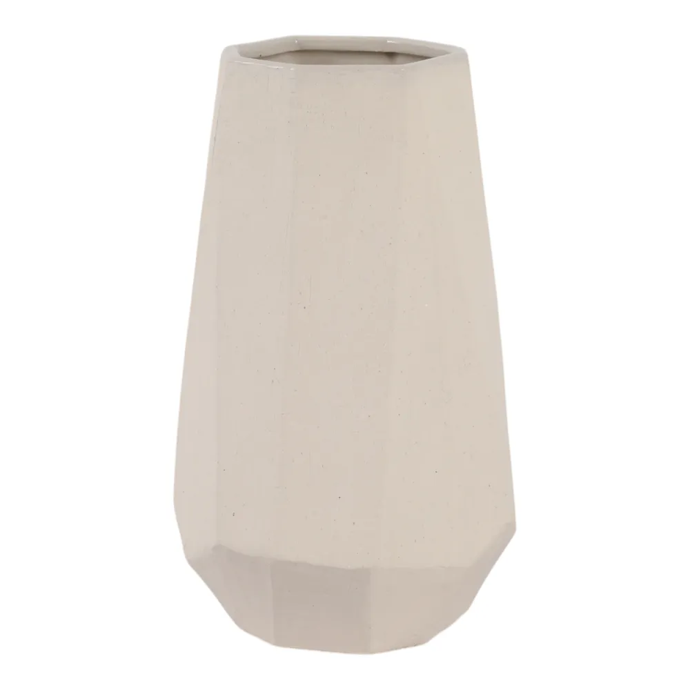 ENOCHWICK WHITE VASE 11 (IN)