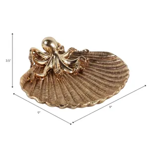 HANKWOOD GOLD TRINKET DISH 4 (IN) 10
