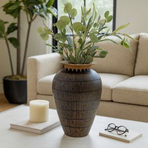 GILBERTLAND BLACK VASE 19 (IN) 11