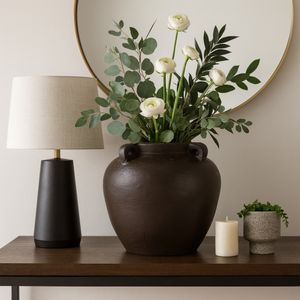 HARLEMRUN BROWN VASE 13 (IN) 12