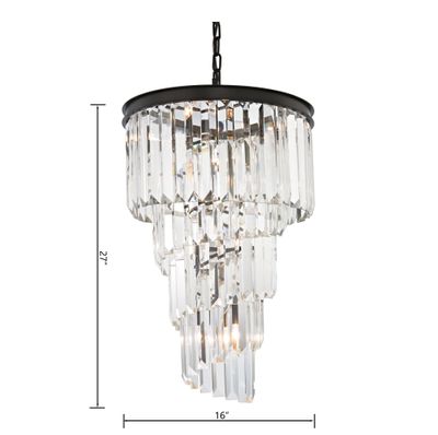 Palacial 16'' Wide 6-Light Chandelier - Oil Rubbed Bronze