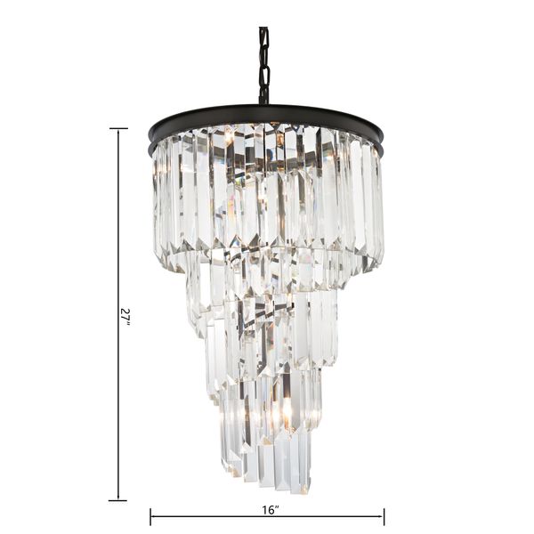 Palacial 16'' Wide 6-Light Chandelier - Oil Rubbed Bronze