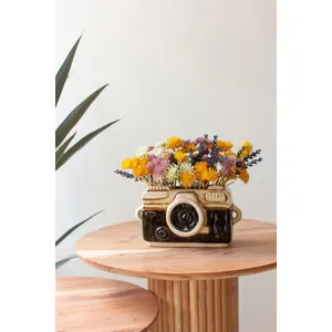 Ceramic Camera Planter 4
