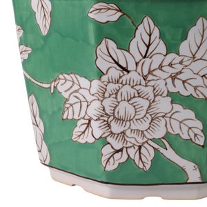 AIDENRIDGE SET OF 2 GREEN PLANTER 10 (IN) 5