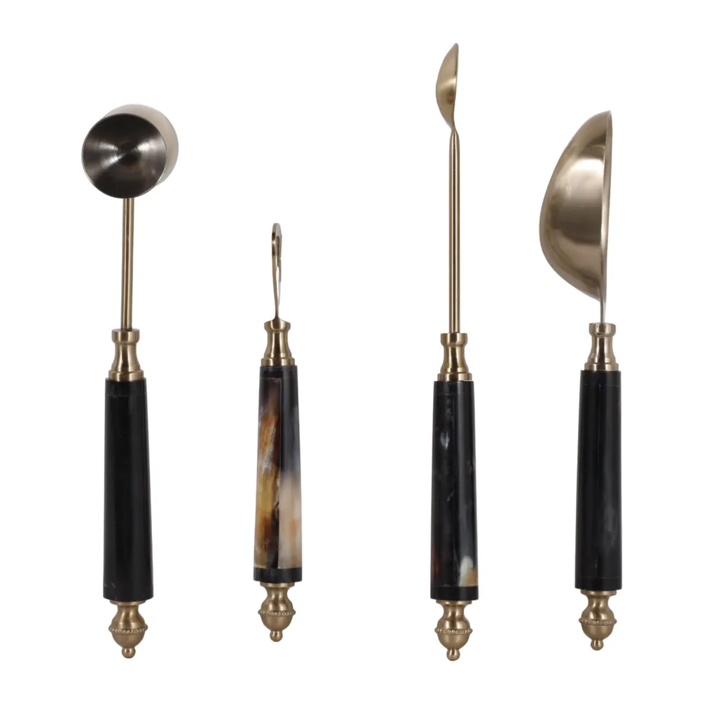 HAZENWORTH SET OF 4 BLUE BAR ACCESSORIES 2 (IN)