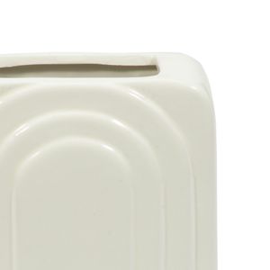 GRAYDONTON WHITE VASE 7 (IN) 6