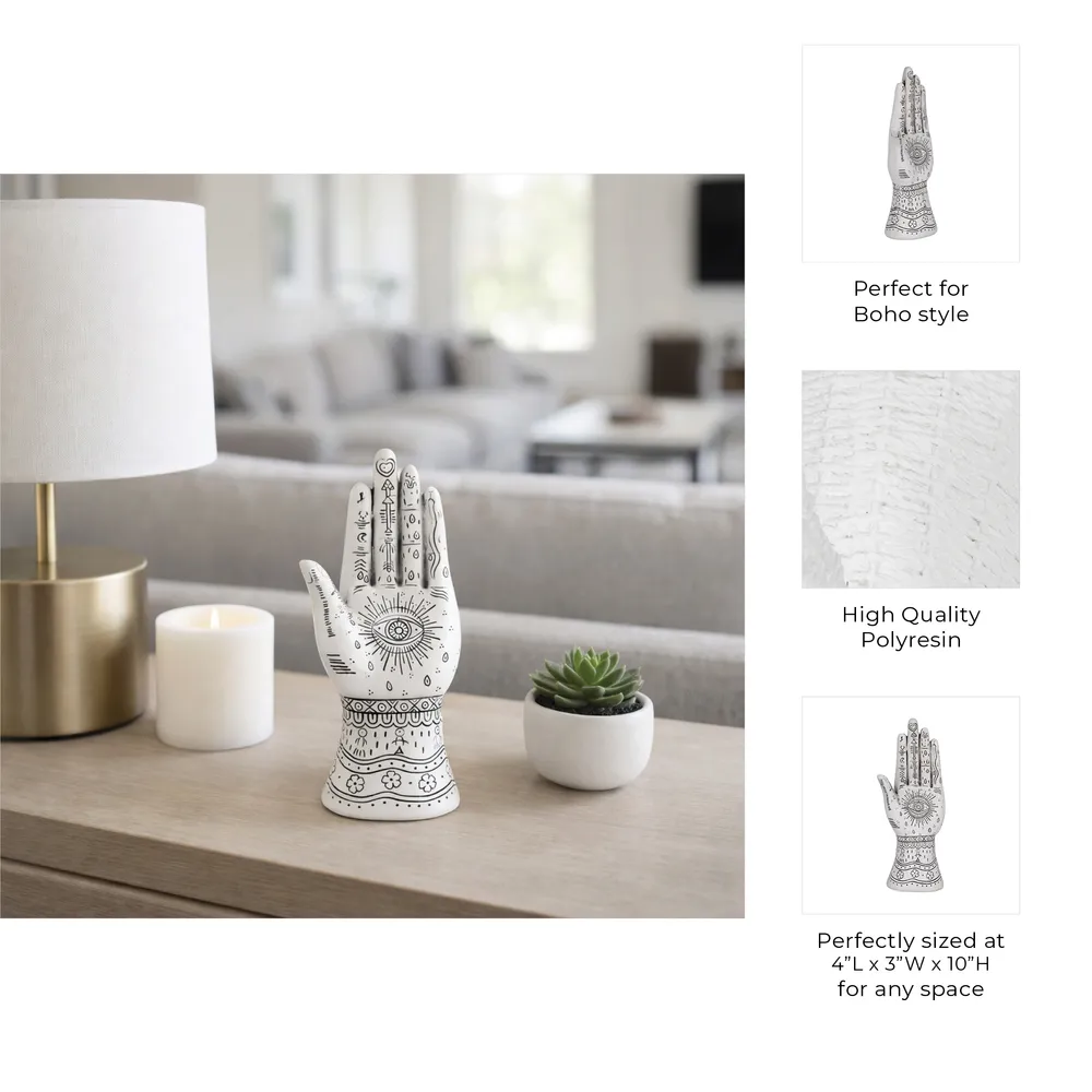 HALFORDVIEW WHITE DECOR 10 (IN)