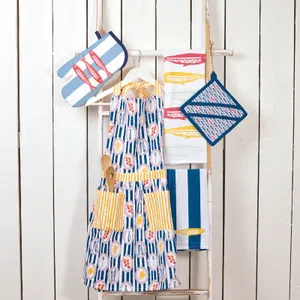 Seaside Sardines Cotton Kitchen Towels (Set of 3) 9