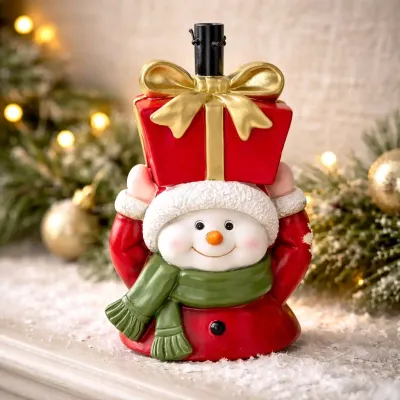 Snowman Tree Holder 14x10x21in