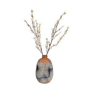 HOLLYROSE BLUE VASE 17 (IN) 3
