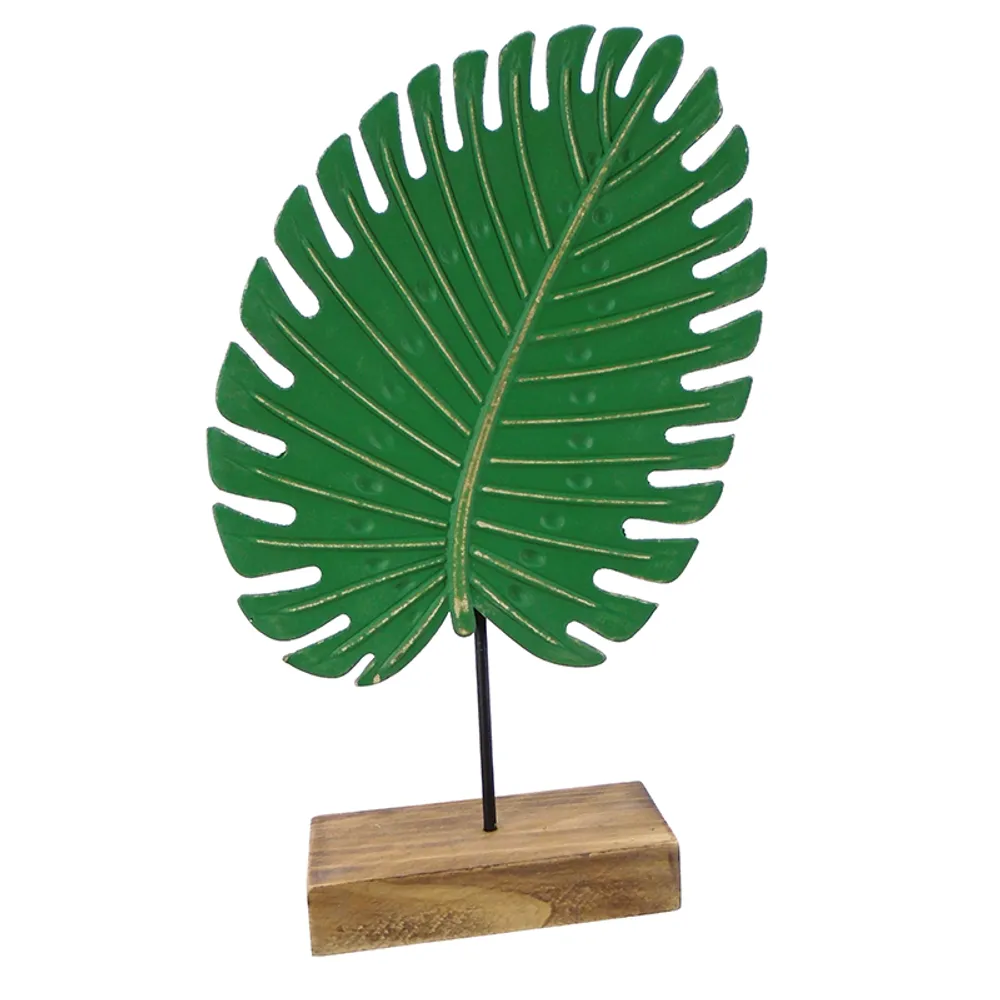 11-3/4" BANANA FAN LEAF ON BASE