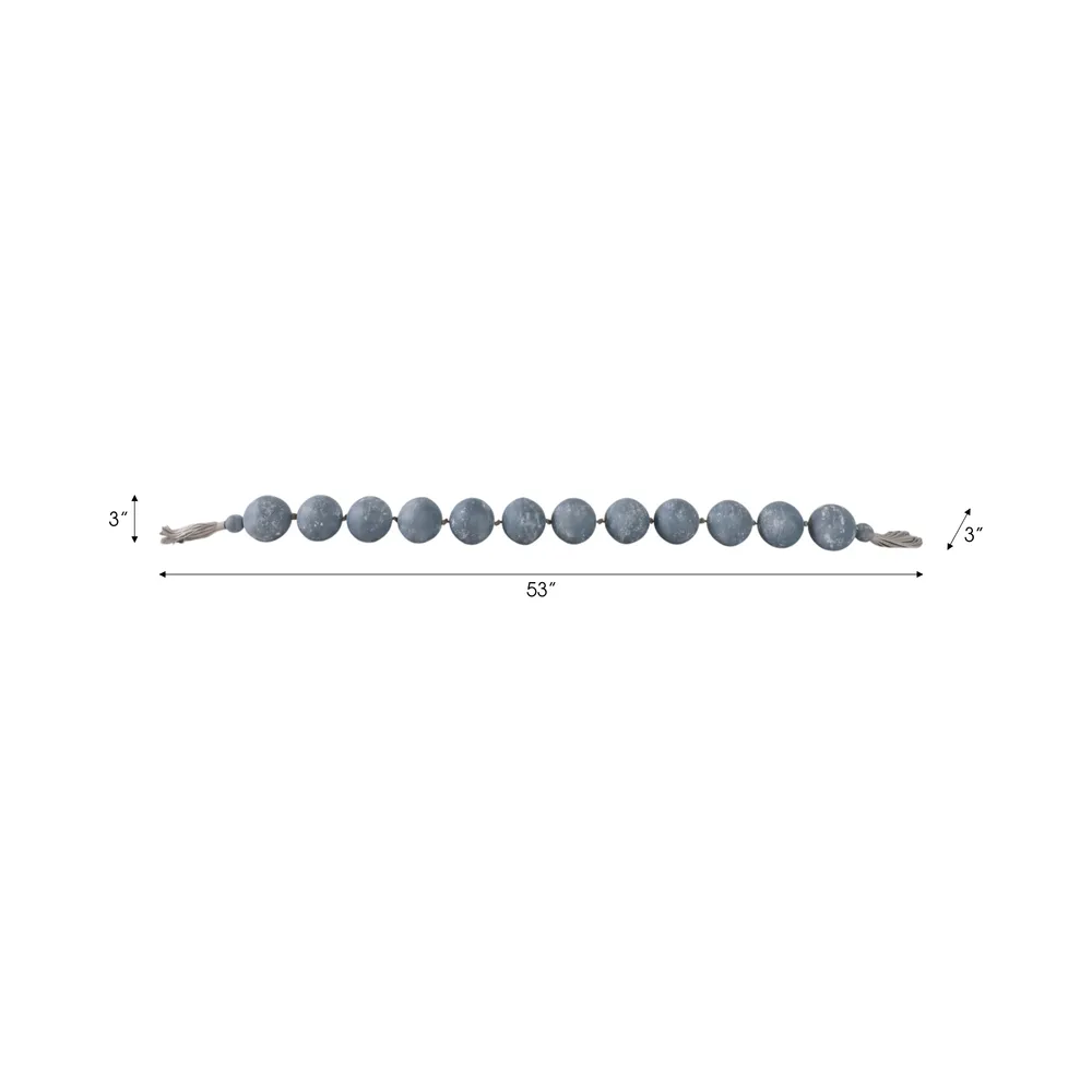 FINCHVIEW BLUE BEAD 3 (IN)