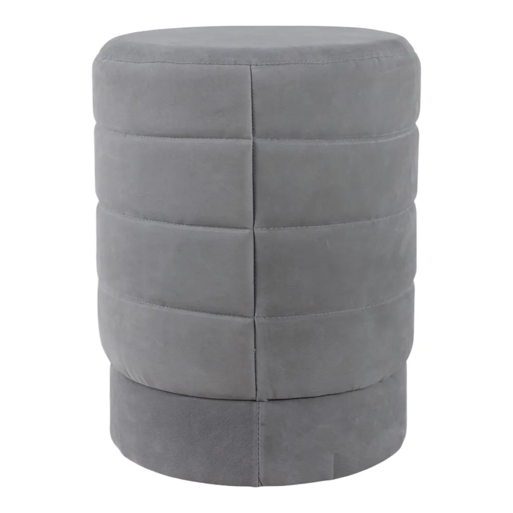 PENNFIELD GRAY OTTOMAN 19 (IN)