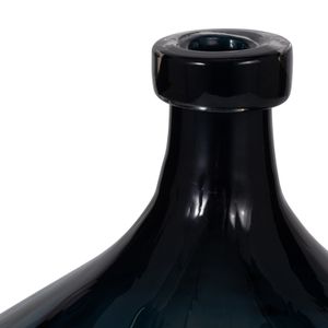 HESTONWELL BLUE GLASS VASE 13 (IN) 4